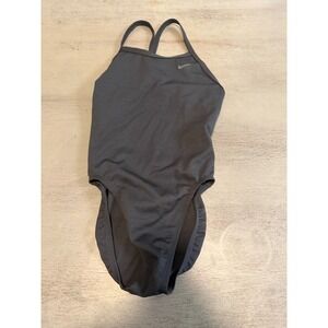 black NIKE  one piece swimsuit size 30